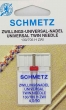 Игла двойная универсальная Schmetz №4,0/90