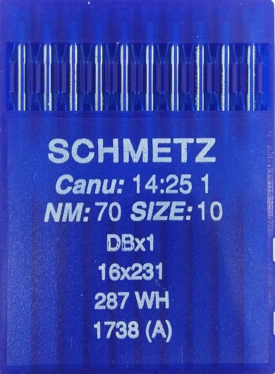 Иглы универсальные Schmetz DBх1 №70 для промышленных швейных машин