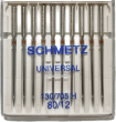 Иглы универсальные Schmetz №80 в наборе 10 игл