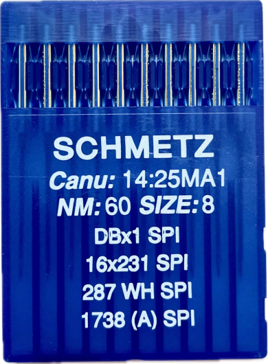 Иглы Schmetz DBx1, SPI №60 для промышленных швейных машин