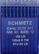 Иглы для кожи Schmetz DPx5 LR (134 LR) №80 для промышленных швейных машин