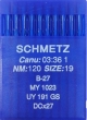 Иглы Schmetz DCx27 №120 для промышленных оверлоков