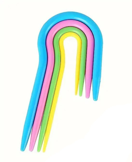 Дополнительные спицы для вязания кос U (4шт) №3 №4 №5 №6)