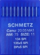 Иглы Schmetz DPx5, SPI №75 для промышленных швейных машин