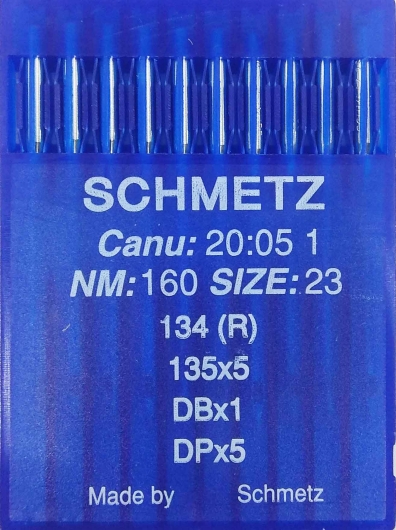 Иглы универсальные Schmetz DPx5 №160 для промышленных швейных машин