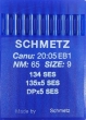 Иглы для трикотажа Schmetz DPx5, SES №65 для промышленных швейных машин