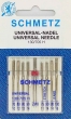 Набор комбинированных игл Schmetz 9 игл в наборе (универсальные, стрейч, джинс плюс двойная игла)
