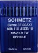 Иглы Schmetz DPx16 LR для Кожи (DPx17 LR) №110 для беспосадочных промышленных швейных машин