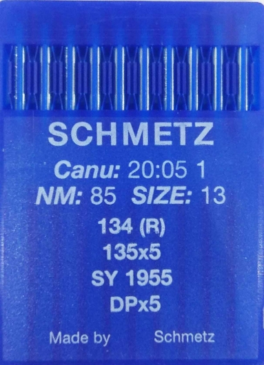 Иглы универсальные Schmetz DPx5 №85 для промышленных швейных машин