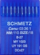 Иглы Schmetz DCx27 №110 для промышленных оверлоков