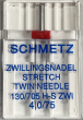 Игла двойная для стрейча Schmetz №4,0/75