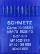 Иглы для трикотажа Schmetz DCx27, SES №70 для промышленных оверлоков