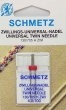 Игла двойная универсальная Schmetz №4,0/100