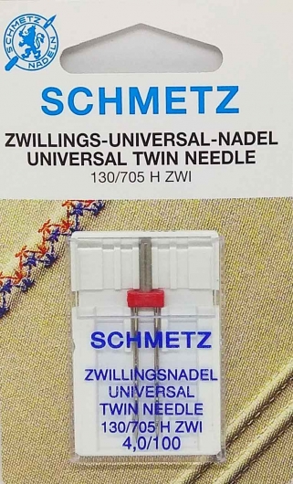 Игла двойная универсальная Schmetz №4,0/100