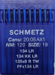 Голки для шкіри Schmetz DPx5 LR (134 LR) №120 для промислових швейних машин