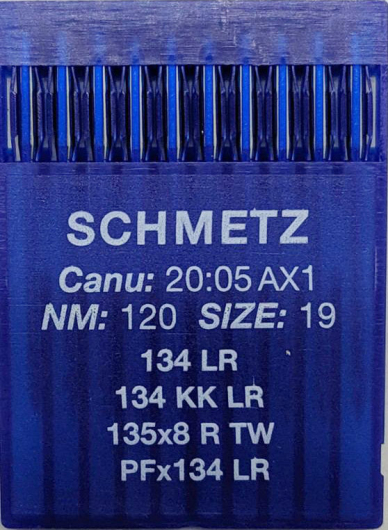Голки для шкіри Schmetz DPx5 LR (134 LR) №120 для промислових швейних машин