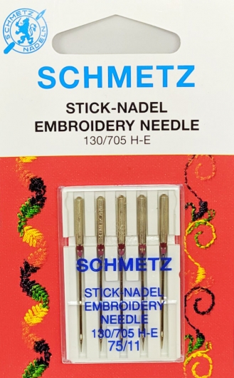 Голки для вишивання Schmetz №75