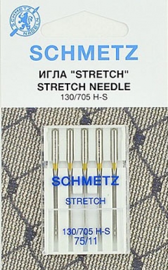Голки для стрейчу Schmetz №75
