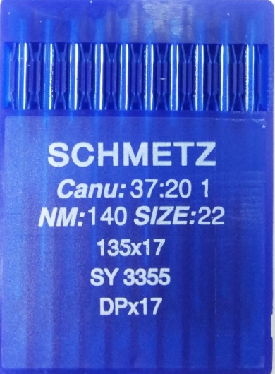 Голки Schmetz DPх17 №140 для безпосадкових промислових швейних машин