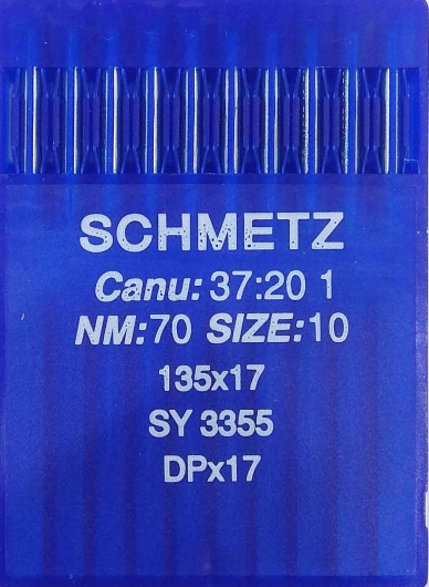 Голки Schmetz DPх17 №70 для безпосадкових промислових швейних машин