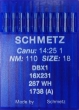 Голки універсальні Schmetz DBх1 №110 для промислових швейних машин