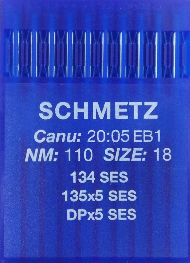 Голки для трикотажу Schmetz DPx5, SES №110 для промислових швейних машин