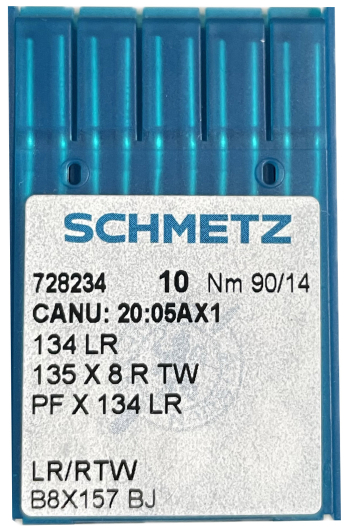 Голки для шкіри Schmetz DPx5 LR (134 LR) №90 для промислових швейних машин