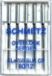 Голки для оверлока трикотажні Schmetz №80