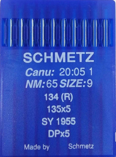 Голки універсальні Schmetz DPx5 №65 для промислових швейних машин