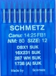 Голки Schmetz DBх1, SUK №80 для промислових швейних машин